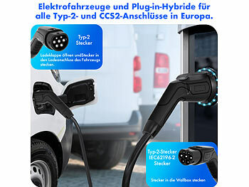 E-Auto-Ladekabel Typ 2 AC
