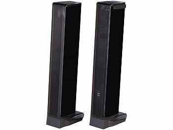 auvisio 2.2-Soundbar für TV-Geräte, teilbar, Dual-Subwoofer, Bluetooth, 180 W 