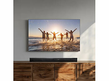 auvisio 2.2-Soundbar für TV-Geräte, teilbar, Dual-Subwoofer, Bluetooth, 180 W 