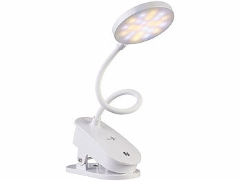 Lunartec 2er-Set Akku-Touch-Leseleuchten mit Klemmhalterung, dimmbar, 238 lm 