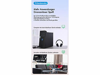 Adapter Audio Stereoanlage, Bluetooth 