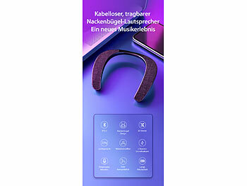 Nackenbügel Kopfhörer, Bluetooth