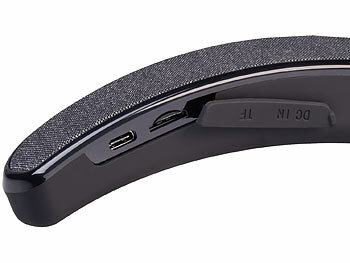 auvisio 2in1-Akku-TV-Nackenlautsprecher mit Bluetooth, Freisprechen, MP3