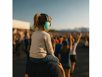 AGT 2er-Set Kapselgehörschutz für Kinder, SNR 27 dB, klappbar, verstellbar