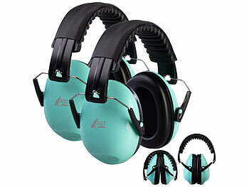 AGT 2er-Set Kapselgehörschutz für Kinder, SNR 27 dB, klappbar, verstellbar