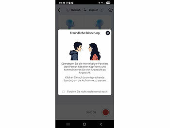 auvisio Clip-on-Ohrhörer und KI-Echtzeitübersetzer für 115 Sprachen, App