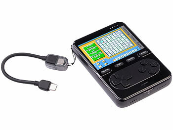 revolt Gaming-Powerbank 10.000 mAh, für Qi und MagSafe, bis 20 W, 200 Spiele