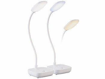 Akku-Schwanenhals-Schreibtischleuchten mit dimmbaren CCT-LEDs 