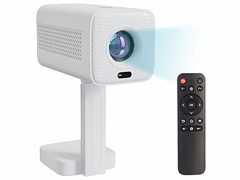Mini Proiettore Portatile, Proiettore Video HD 1080P Bluetooth WiFi, HDMI/ USB/AUX, Proiettore Tascabile DLP con Display Wireless per Casa, Esterno(Nero