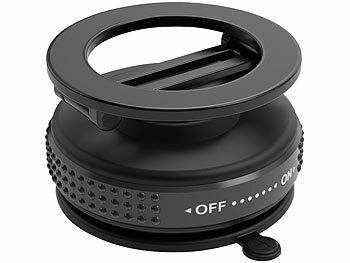 Callstel Vakuum-Saugnapf-Handyhalterung, magnetisch, Magsafe-komp., Metall 