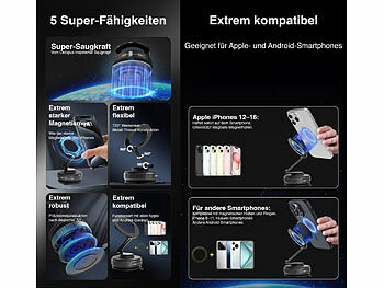 Vakuum-Saugnapf-Autohalterung 