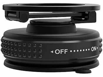 Callstel Vakuum-Saugnapf-Handyhalterung, magnetisch, Magsafe-komp., Metall 