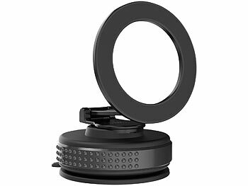 Callstel Vakuum-Saugnapf-Handyhalterung, magnetisch, Magsafe-komp., Metall 