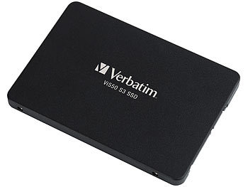 Verbatim Vi550 S3 SSD, 1 TB, 2.5", SATA III, 7 mm flach, bis zu 520 MB/s