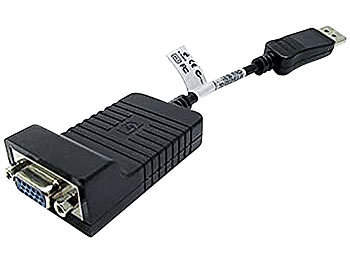 Schwarz DTECH Displayport zu VGA Kabel 10ft DP Adapterkabel von Stecker zu Stecker mit vergoldetem Stecker 10 Fuß