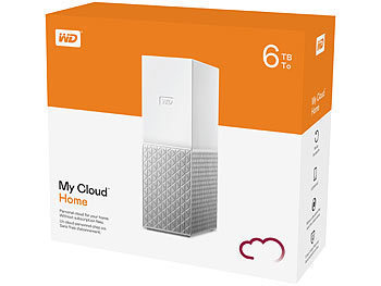 Western Digital My Cloud Home 6 TB, persönlicher Cloudspeicher, Netzwerkfestplatte