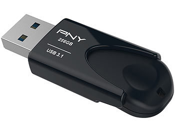 TV USB Sticks: PNY Attaché 4 USB 3.1-Speicherstick 256 GB, schwarz