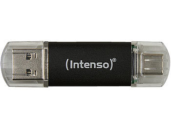 Intenso USB-Stick Twist Line, 64 GB, mit USB 3.2 Typ A & USB Typ C
