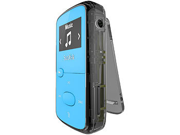 SanDisk Clip Jam MP3-Player, 8 GB, blau