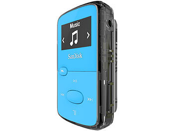 SanDisk Clip Jam MP3-Player, 8 GB, blau