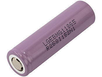 LG 2er-Set Lithium-Ionen-Akkus Typ 18650, 3,6 Volt, 2.850 mAh