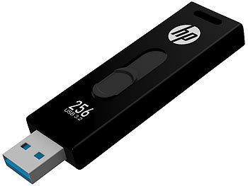 USB-Stick mit USB 3.2: hp x911w Solid State Grade USB-3.2-Speicherstick, 256 GB, schwarz