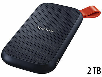 SanDisk Portable SSD-Festplatte mit 2 TB, bis 520 MB/s, USB 3.2 Gen 2