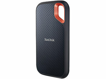 SanDisk Extreme Portable SSD-Festplatte, 500 GB, bis 1.050 MB/s, USB 3.2 Gen 2