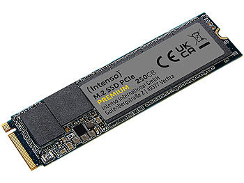 Interne SSDs: Intenso Premium M.2-SSD-Festplatte mit 250 GB, bis 2.100 MB/s, PCIe Gen.3x4