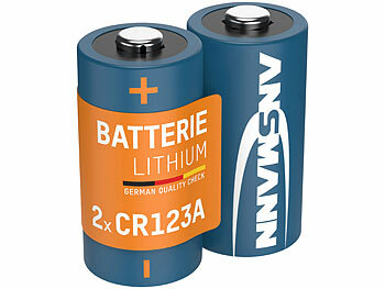 Batterie CR 123 A: Ansmann Foto-Lithium-Batterie Typ CR123A, 3 V, 2er-Pack
