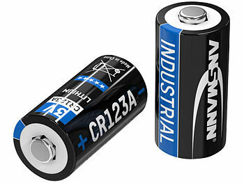 Ansmann Foto-Lithium-Batterie Typ CR123A, 3 V, 10er-Pack