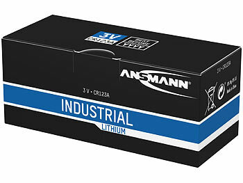 Ansmann Foto-Lithium-Batterie Typ CR123A, 3 V, 10er-Pack