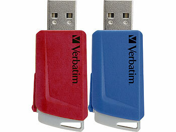 Verbatim 2er-Pack USB 3.2-Sticks, je 32 GB, 80 MB/s lesen, 25 MB/s schreiben