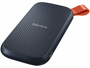 Externe SSD Festplatte: SanDisk Portable SSD-Festplatte mit 2 TB, bis 800 MB/s, USB 3.2 Gen 2