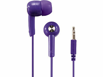 Hama Kopfhörer Kabel: In-Ear-Stereo-Kopfhörer, 3x Silikon-Ohrpolster,  vergoldeter Stecker (Kopfhörer InEar)