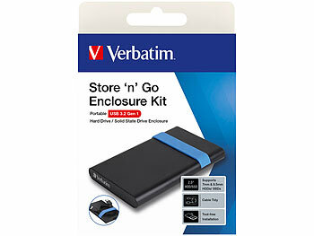 Verbatim Festplatten-Gehäuse Store'n'Go für 2,5"-SATA-HDD/-SSD,  USB 3.2 Gen. 1