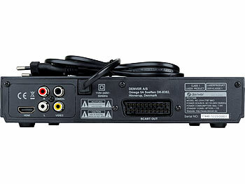 Denver DVD-Player DVH-7787, HDMI, Scart, USB-Eingang, schwarz