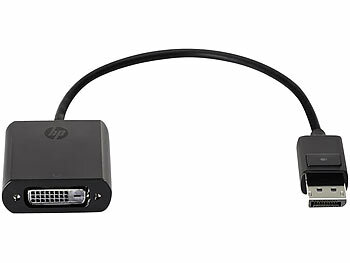 DVI Kabel: hp Adapter DisplayPort auf DVI, 19cm, schwarz