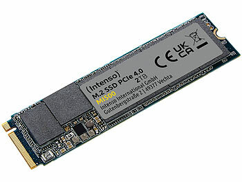 SSD Festplatte M2: Intenso SSD MI500 2TB, NVMe, PCIe Gen 4x4, bis zu 5300MB/s lesen