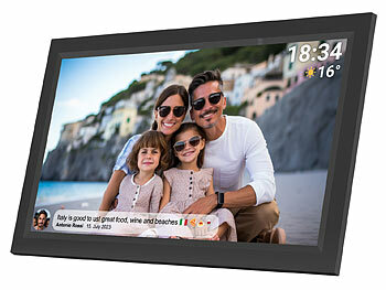 Bilderrahmen mit Touchscreen-Monitoren