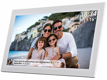 Bilderrahmen für Digitale Diashows, mit weltweitem Upload