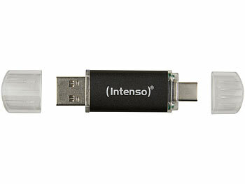 USB-Speicher-Stick: Intenso USB Stick Twist Line, 256 GB, mit USB 3.2 Typ A & Typ C