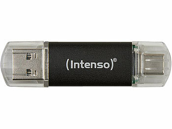 Intenso USB Stick Twist Line, 256 GB, mit USB 3.2 Typ A & Typ C