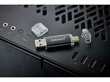 Intenso USB Stick Twist Line, 512 GB, mit USB 3.2 Typ A & Typ C