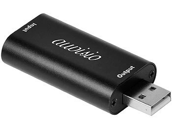 auvisio HDMI-USB-Videograbber für Full-HD-Aufnahmen und  -Streaming