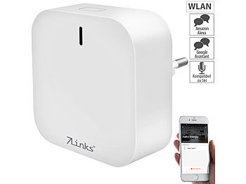 ZigBee Bridge: 7links ZigBee-WLAN-Gateway für kompatible Smart-Home-Geräte mit ELESION