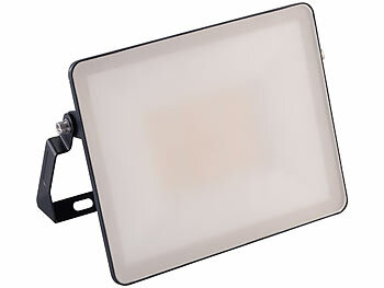 Luminea Home Control 4er-Set WLAN-Fluter, RGB-CCT-LEDs, App, 3.750 lm, 50 W, IP65