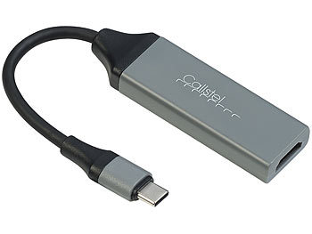 USB C to HDMI: Callstel Adapter USB-C auf HDMI, unterstützt bis 4K UHD / 60Hz