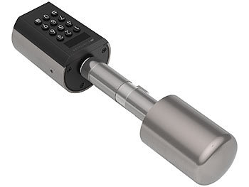 Elektronischer Tür-Schließzylinder, Transponder-Schlüssel, Zahlen-Code