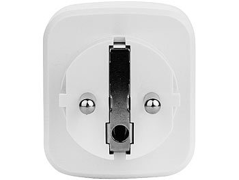 Luminea Home Control 2er-Set WLAN-Steckdosen, Apple-HomeKit-zertifiziert, Sprachsteuerung